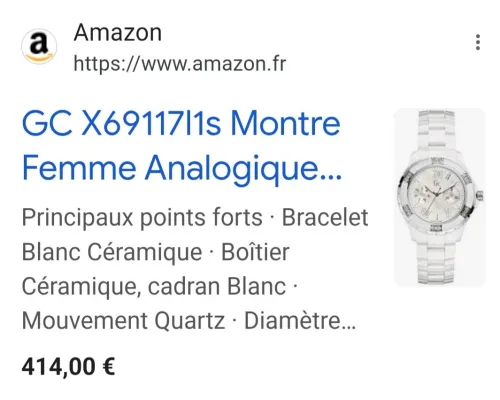 Montre diamant