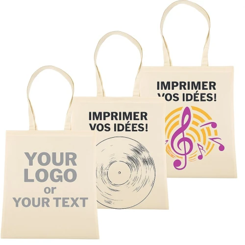 Tote bag 100% coton   %حقيبةتوت قطن100