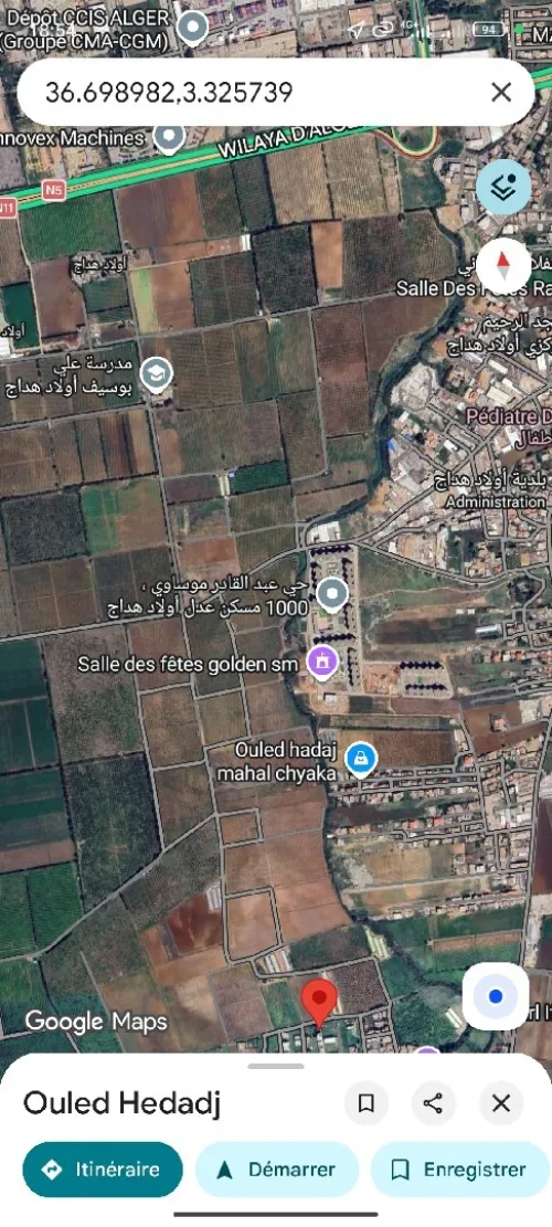 Vente Terrain Boumerdès Ouled hedadj