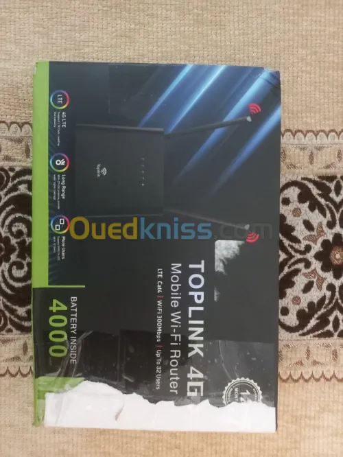 Modem toplink 4g battery 4000 mah