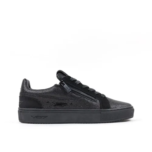 BASKETS DE LUXE VO7 ROMA GLITTER HOMME NOIR