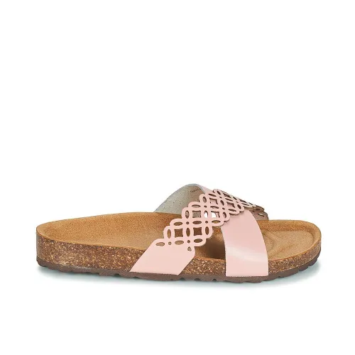 MULES ANDRÉ FEMME ROULADE ROSE