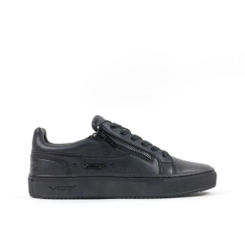 BASKETS DE LUXE VO7 ROMA PUR HOMME NOIR