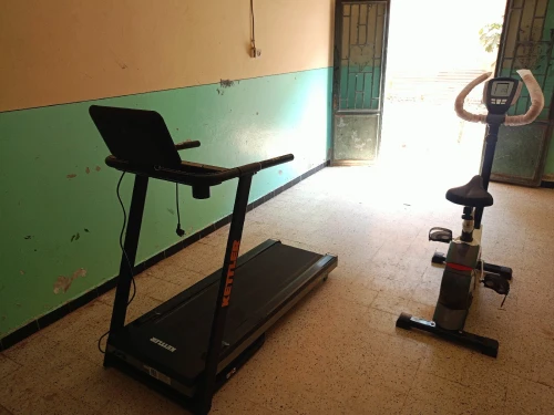 Tapis roulant.   Vélo d'appartement.  . Pack Damebal 50kg