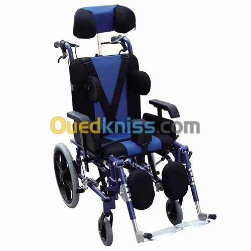FAUTEUIL ROULANT IMC BLEU ENFANT SIEGE 38