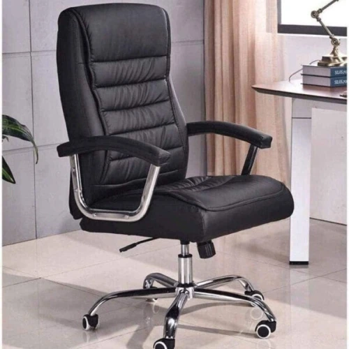 Chaise de Bureau Présidentiel LUXE avec base pivotante et ressorts ensachés  كرسي مكتب مريح وجودة عالية