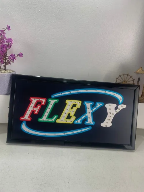 Plaque de Signalisation LED Multicolore Flexy  لوحة إشهارية ضوئية