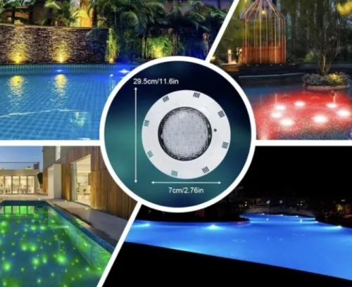 Projecteurs piscine étanche multicouleur et blanc 