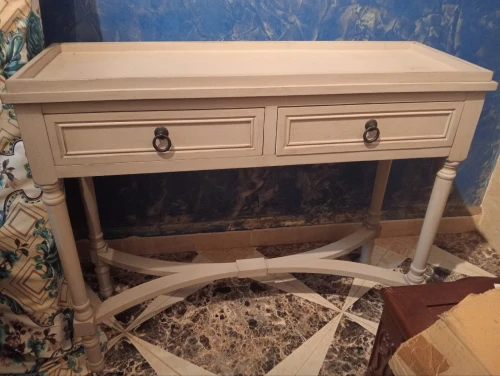 Table console avec miroir 