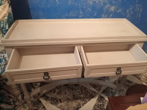 Table console avec miroir 