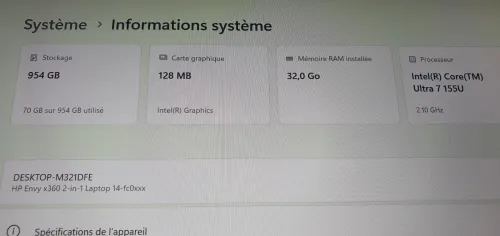 Hp envy x360 2 in 1 laptop 14