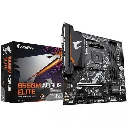 Gigabyte B550M AORUS Elite: AMD B550, PCIe 4.0