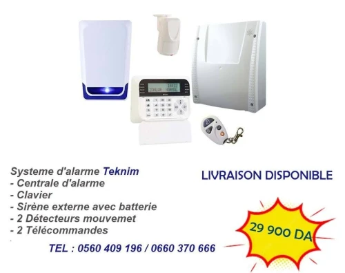SYSTÈME D'ALARME TEKNIM GROS DÉTAIL