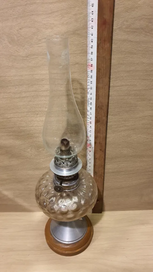 Lampe à Pétrole Antique Victorienne / édouardien , vintage, kinké de collection