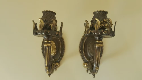 Paire d'applique estampillé de l'italien CHIARINI, conception et production de 1920 à 1949