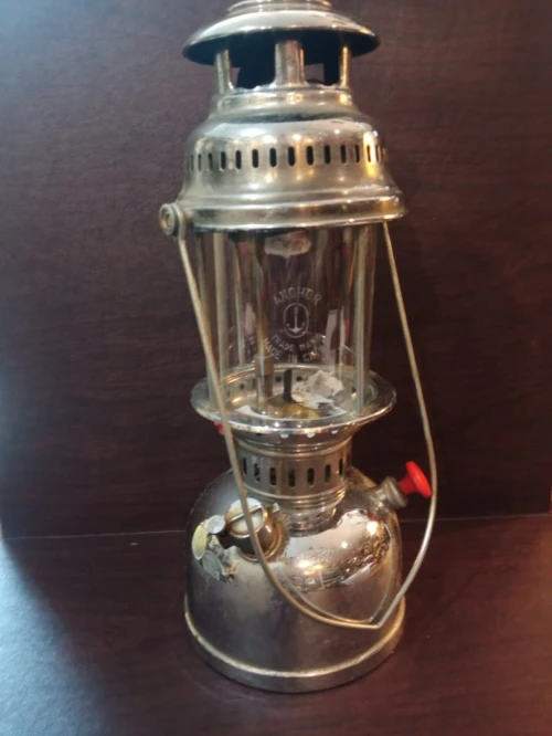 Ancienne lanterne lampe à pression Anchor / Schott Suprax LIQUIDATION