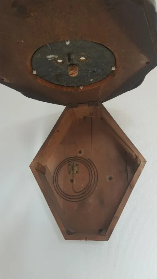 Authentique châssis horloge pendule œil de bœuf GHAUVOP Join Ville, Napoléon III 