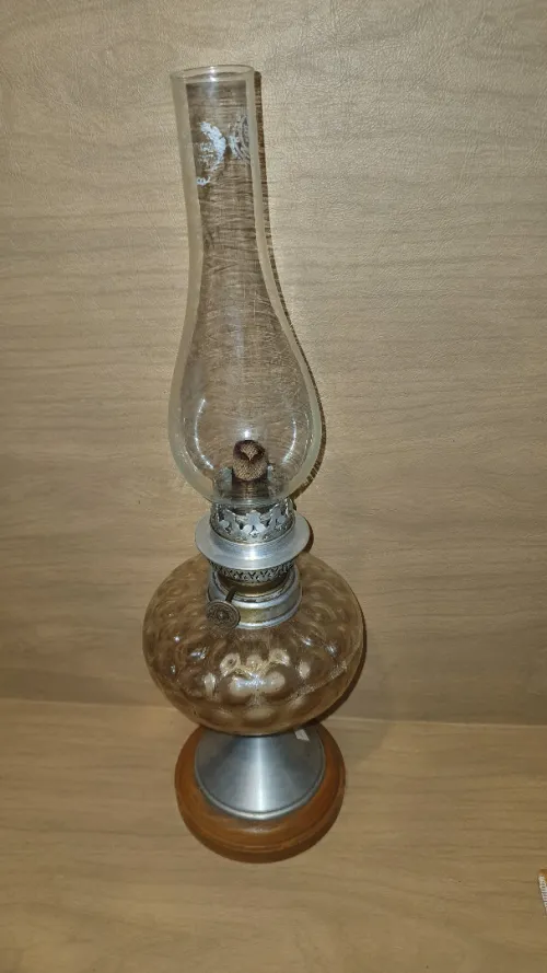 Lampe à Pétrole Antique Victorienne / édouardien , vintage, kinké de collection