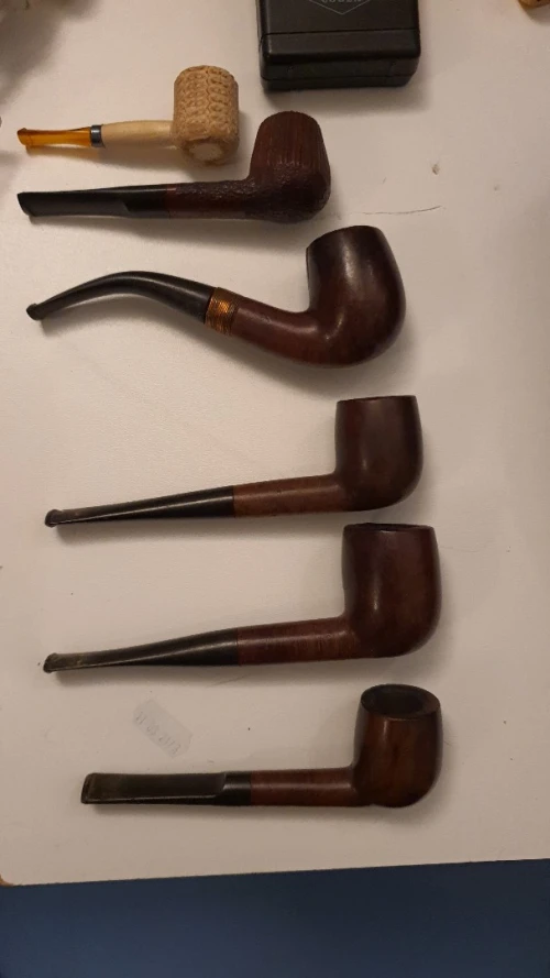Collection d'anciennes pipes LIQUIDAITON