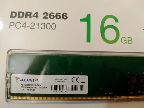 RAM DDR4 ADATA 16GB (1x16GB) 2666MHZ