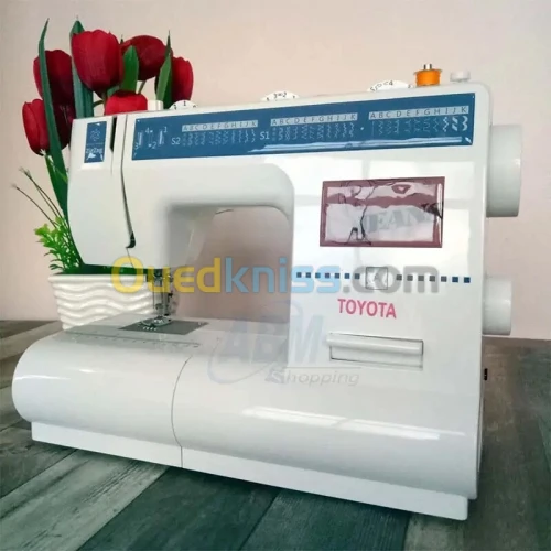 Machine à coudre ماكينة خياطة كهربائية منزلية 33 غرزة من تويوتا Toyota Jeans Zigzag