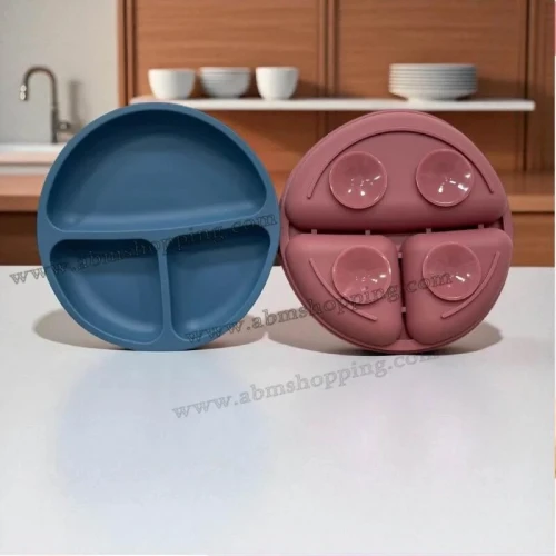 Ensemble de Vaisselle en Silicone 7 pcs pour Bébè