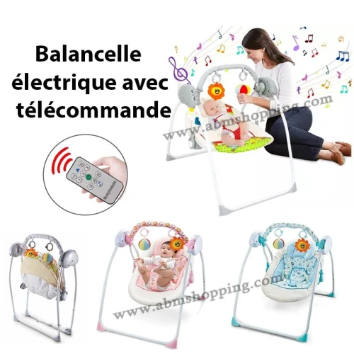Balancelle électrique avec télécommande