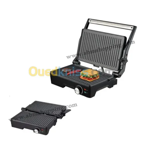 Grill Panineuse électrique avec ouverture jusqu à 180 1600W  Multismart
