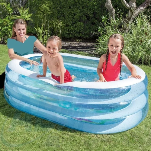 Piscine ovale 163 x 107 x 46 cm- INTEX حوض سباحة بيضوي الشكل