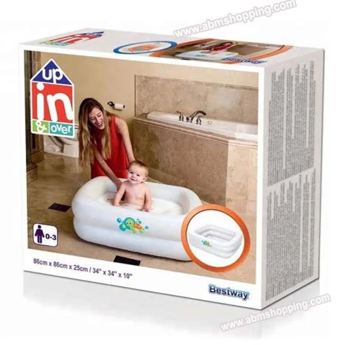 Baignoire gonflable carrée pour bébé  Bestway