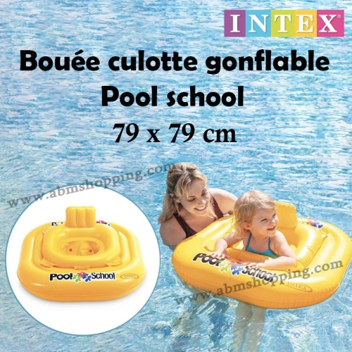 Bouée culotte gonflable Pool school 79x79cm | INTEX