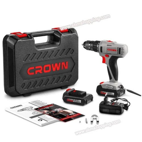 Visseuse Perceuse 2en1 à double batterie Lithium-ion 14.4V - Crown