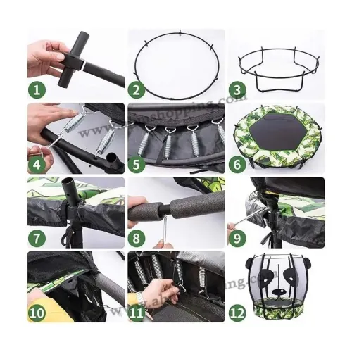 Trampoline Panda Pour Enfants 150Cm