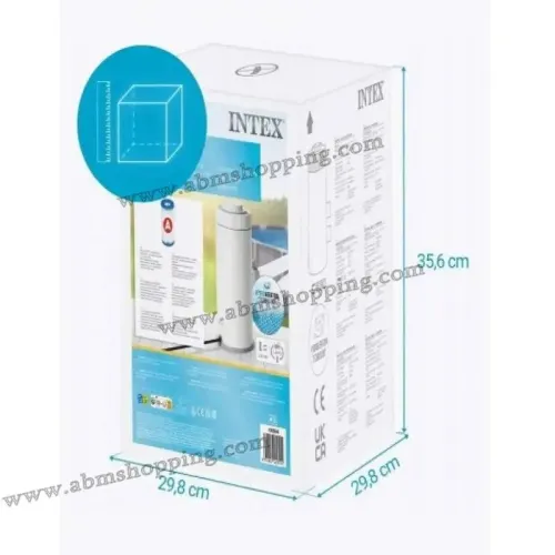 Pompe de filtration à cartouche [A] pour piscine 4.6m3/h-C530 | Intex