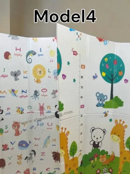 Tapis pliable en mousse double face pour enfants(190 88 cm) حصيرة الاطفال قابلة للطي ذات وجهين