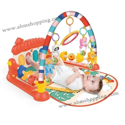Tapis d'éveil piano avec jouets pour bébé _Huanger