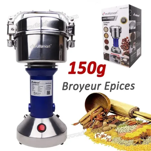 Broyeur, Hachoir, Moulin à épices électrique 150 grammes  Multismart