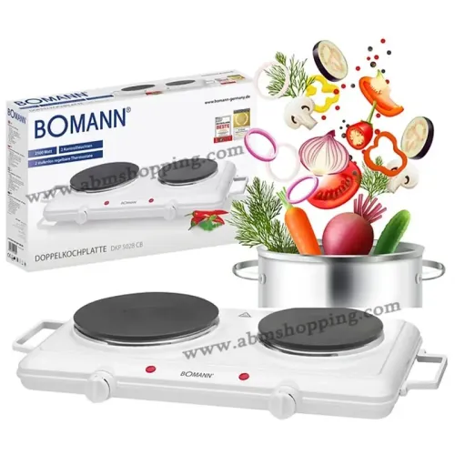 Plaque chauffante de cuisson double 2500 W | Bomann