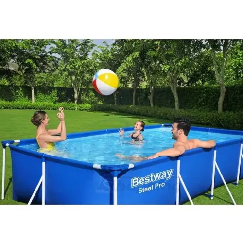 Piscine hors sol Steel Pro 400  211 81 cm  filtre à cartouche Bestway (facturation disponible) 