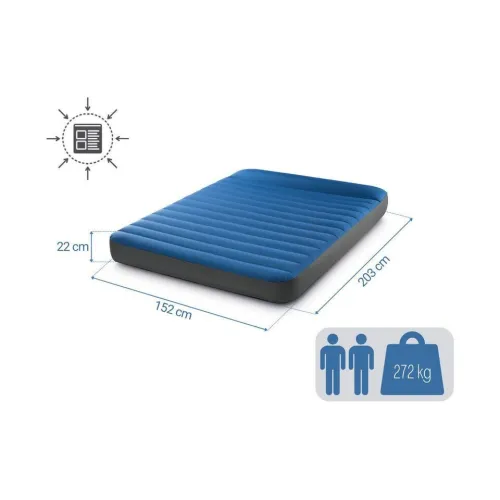 Matelas gonflable Queen 2 Personnes 152x200x22cm | INTEX