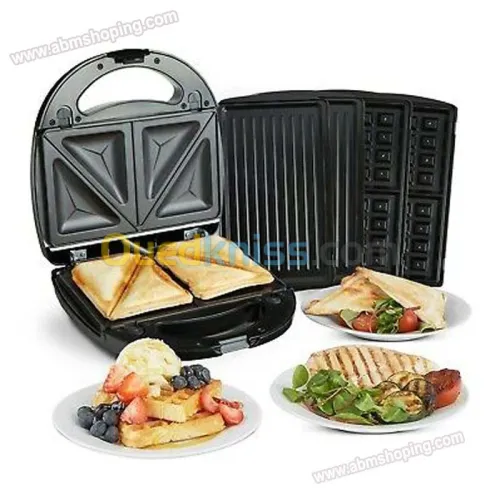 GRANTIE produit 2 ans Panineuse multi-usage 3en1 Sonashi