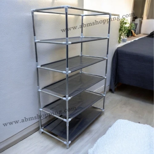 Armoire en tissu 5 étages 89x27x57cm