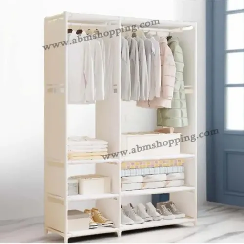 Penderie Pour Vêtements A Double Barre (36x95x170cm)