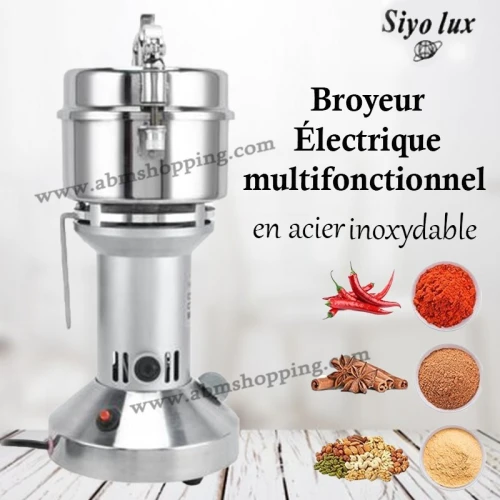 Broyeur Électrique 200g en acier inoxydable | Siyo lux
