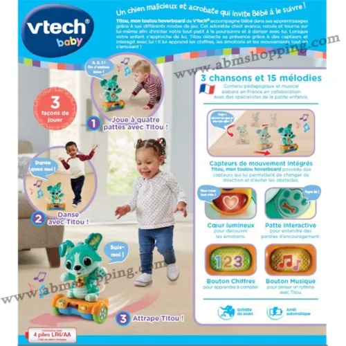 Titou-mon toutou hoverboard - P'tits loulous | VTECH