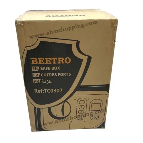 Coffre Fort Électronique Avec Empreinte Digitale 50x35x35 cm | BEETRO TC0307