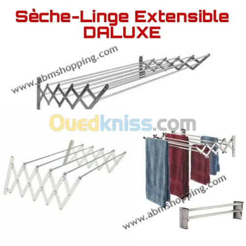 Sèche Linge - Pliable et Extensible _Aluminium DALUXE