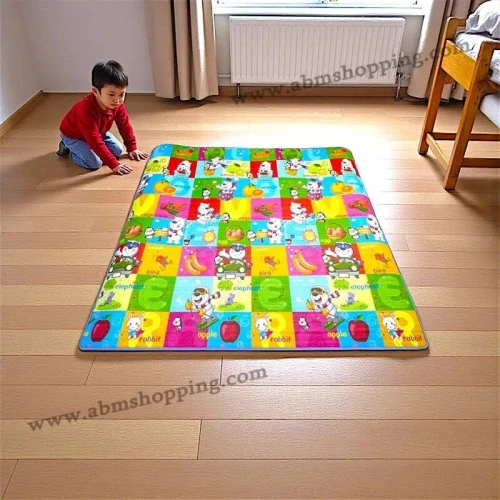 Tapis de jeux pour enfants double face 200.180 cm
