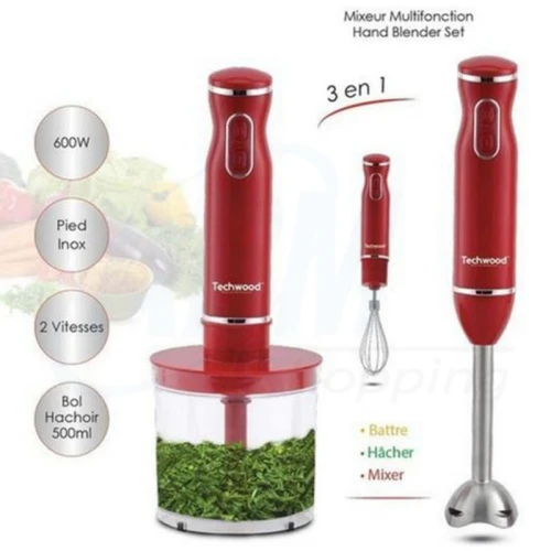 Mixeur Plongeant Multifonctions 3 en 1 _ Techwood