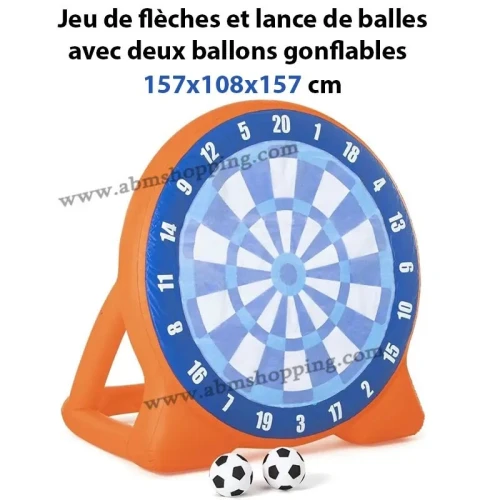 Jeu de flèches et lance de balles 157x108x157 cm avec deux ballons gonflables | bestway